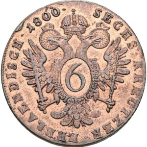 6 Krejcar 1800 F, František II. (I.)