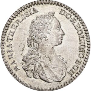 1/4 Tolar 1742, Marie Terezie