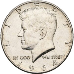 1/2 Dolar 1964, Kennedy half Dollar