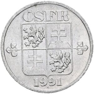 5 haléř 1991