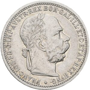 1 koruna 1901 bz, František Josef I.