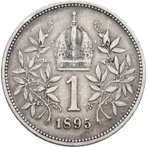 1 koruna 1895 bz, František Josef I.