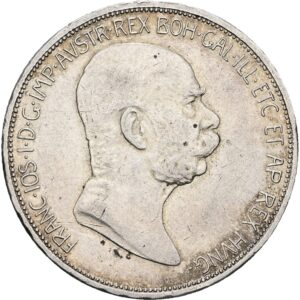 5 koruna 1909 Marschall , František Josef I.