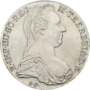 Stříbrný Levantský tolar 1780 s.f. Marie Terezie - novoražba