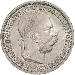 1 Koruna 1893 bz, František Josef I.