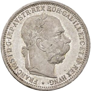 1 Koruna 1893 bz, František Josef I.