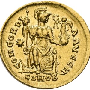 Solidus- Theodosius II - Constantinopolis