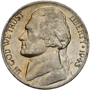 5 cent 1943 P , Thomas Jefferson