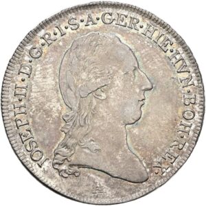 1/2 Tolar 1789 Vídeň , Josef II.