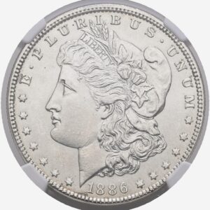 US Morgan Dollar 1886, MS 62