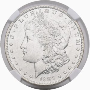 US Morgan Dollar 1884 O, MS 62