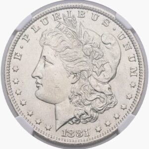 US Morgan Dollar 1881 O, MS 62