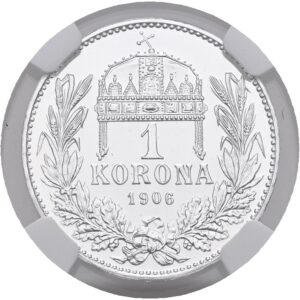 1 koruna 1906 KB, PF 70 CAMEO- současná ražba