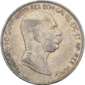 Stříbrná 5koruna 1908jubilejní ,František Josef I.