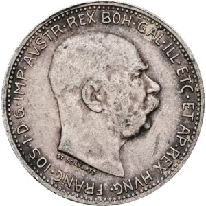 1 Koruna 1915 bz., František Josef I.