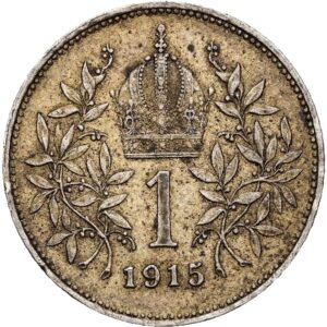 1 Koruna 1915 bz., František Josef I.