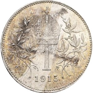 1 Koruna 1915 bz., František Josef I.