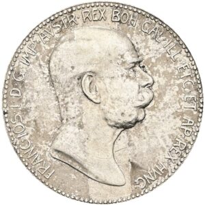 1 Koruna 1908, 60. výročí nastoupení vlády Františka Josefa I.