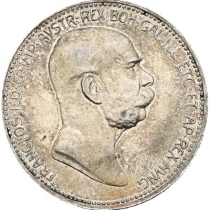 1 Koruna 1908, 60. výročí nastoupení vlády Františka Josefa I.