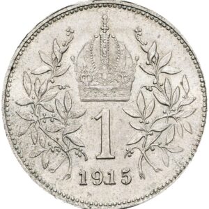 1 Koruna 1915 bz., František Josef I.