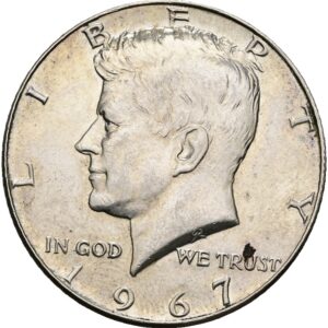 1/2 Dolar 1967, Kennedy half Dollar