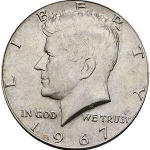 1/2 Dolar 1967, Kennedy half Dollar