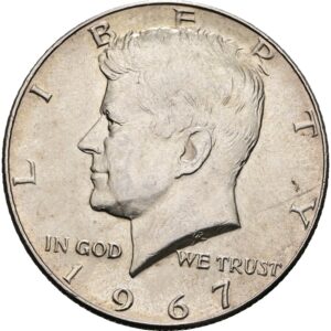 1/2 Dolar 1967, Kennedy half Dollar