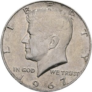 1/2 Dolar 1967, Kennedy half Dollar