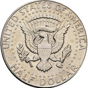 1/2 Dolar 1968 D, Kennedy half Dollar