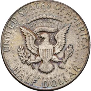 1/2 Dolar 1968 D, Kennedy half Dollar