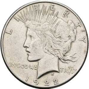 Peace Dollar 1922 S