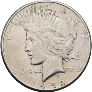 Peace Dollar 1922 S