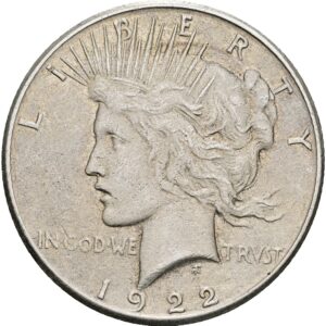 Peace Dollar 1922 S