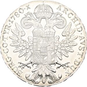 Stříbrný Levantský tolar 1780 Proof/Proof ,s.f. Marie Terezie - novoražba