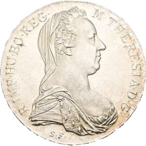 Stříbrný Levantský tolar 1780  Proof/Proof ,s.f. Marie Terezie - novoražba