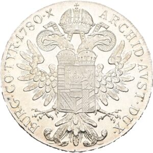 Stříbrný Levantský tolar 1780  Proof/Proof ,s.f. Marie Terezie - novoražba