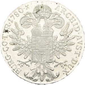 Stříbrný Levantský tolar 1780  Proof/Proof ,s.f. Marie Terezie - novoražba