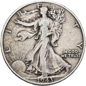 1/2 Dollar , Walking Liberty Half Dollar 1943