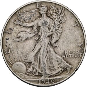 1/2 Dollar , Walking Liberty Half Dollar 1946