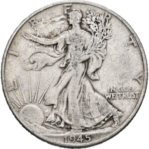 1/2 Dollar , Walking Liberty Half Dollar 1945