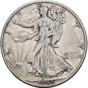 1/2 Dollar , Walking Liberty Half Dollar 1945