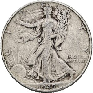 1/2 Dollar , Walking Liberty Half Dollar 1945