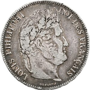 5 Frank 1834 K , Louis Philippe I.