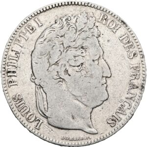 5 Frank 1833 B , Louis Philippe I.