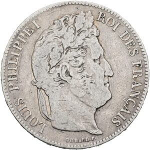 5 Frank 1835 A , Louis Philippe I.