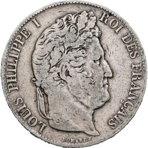 5 Frank 1845 A , Louis Philippe I.