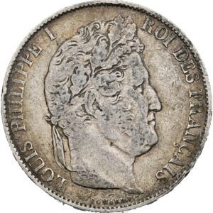 5 Frank 1844 W, Louis Philippe I.