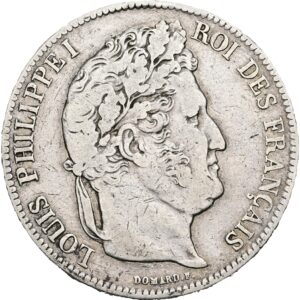 5 Frank 1838 W, Louis Philippe I.