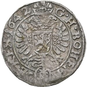 3 krejcar 1642 Praha , Ferdinand III.