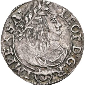 3 krejcar 1659 Kutná Hora , Leopold I.